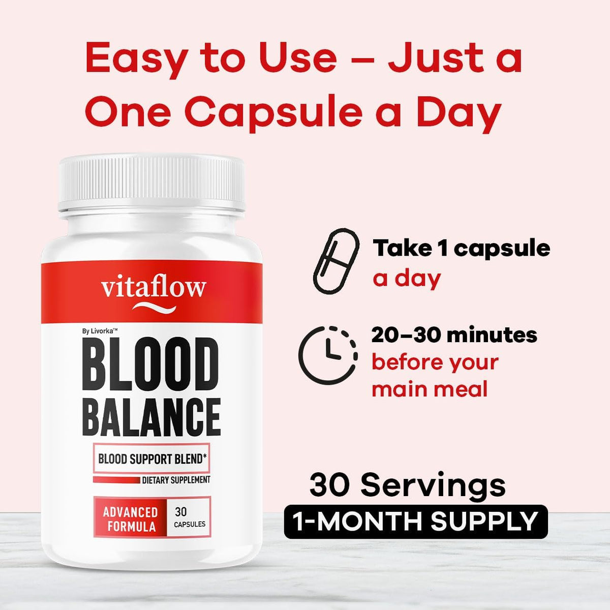 VitaFlow Capsules (2 Pack) - Joint & Balance – Convenient Capsules: Easy to incorporate into your daily routine. – Image 4