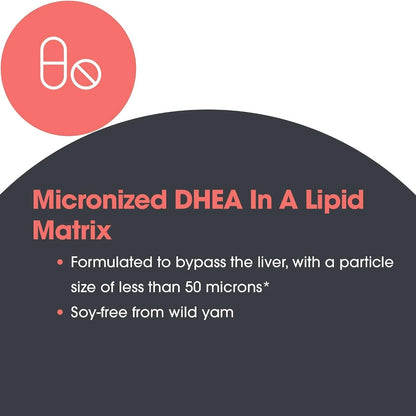 Nutricology DHEA 10 mg - Micronised Lipid Matrix Tablets (60 Tablets) – Image 4