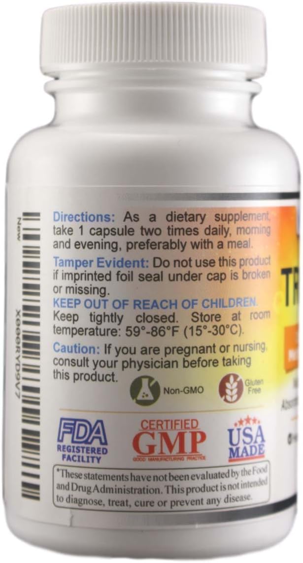 Intrinsic Factor with Folic Acid and Vitamin B12 1000 mcg – 120 Capsules - görsel 3