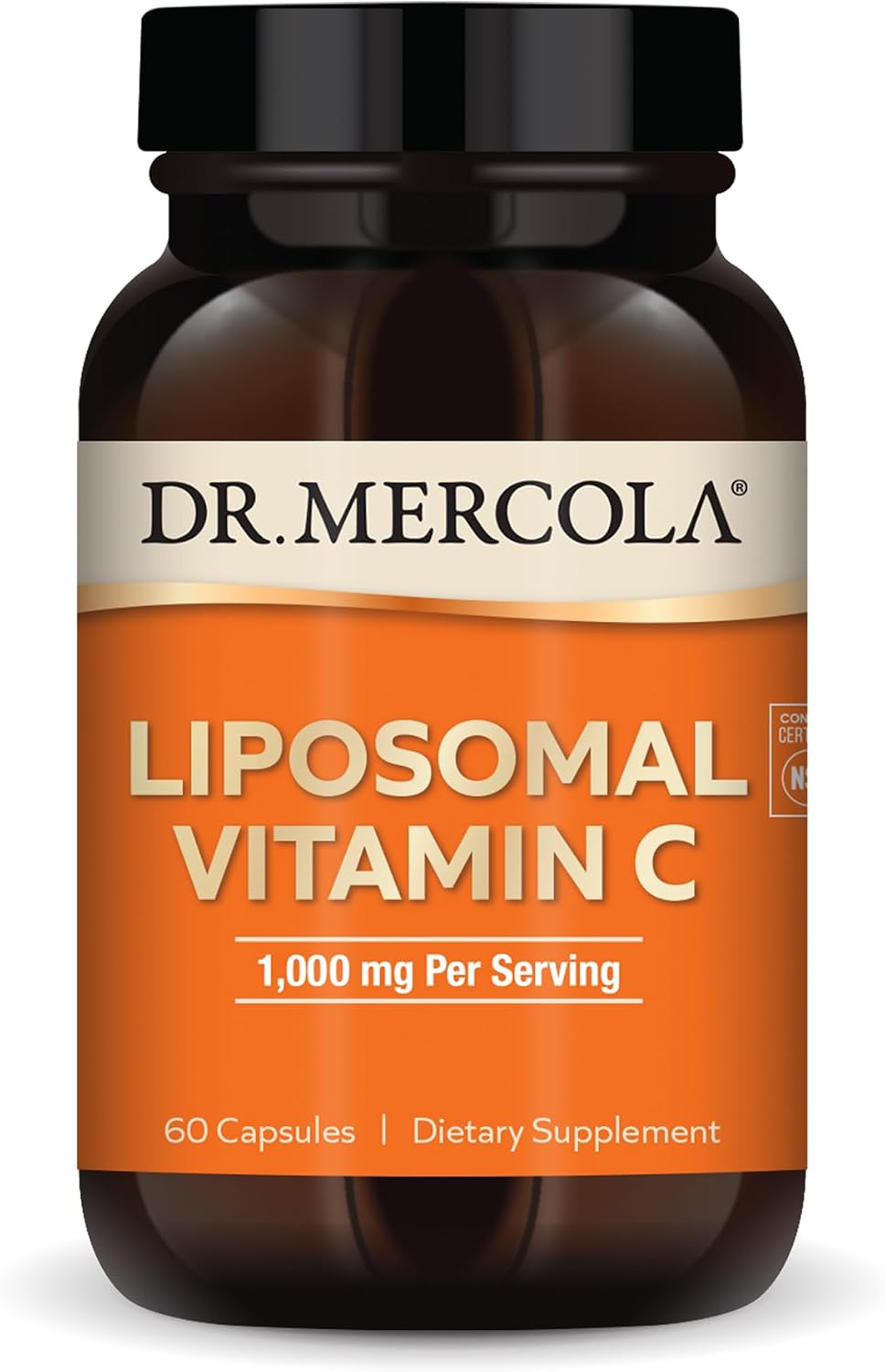 Dr. Mercola Liposomal Vitamin C - 1,000 mg - 60 Capsules (30 Servings) - görsel 1