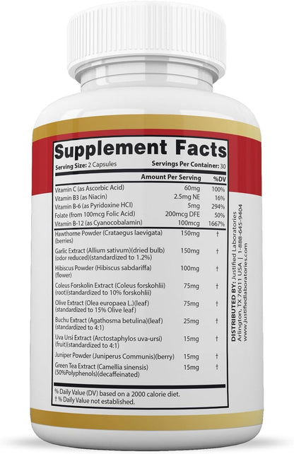 Justified Laboratories Blood Balance - 60 Capsules (Pack of 2)