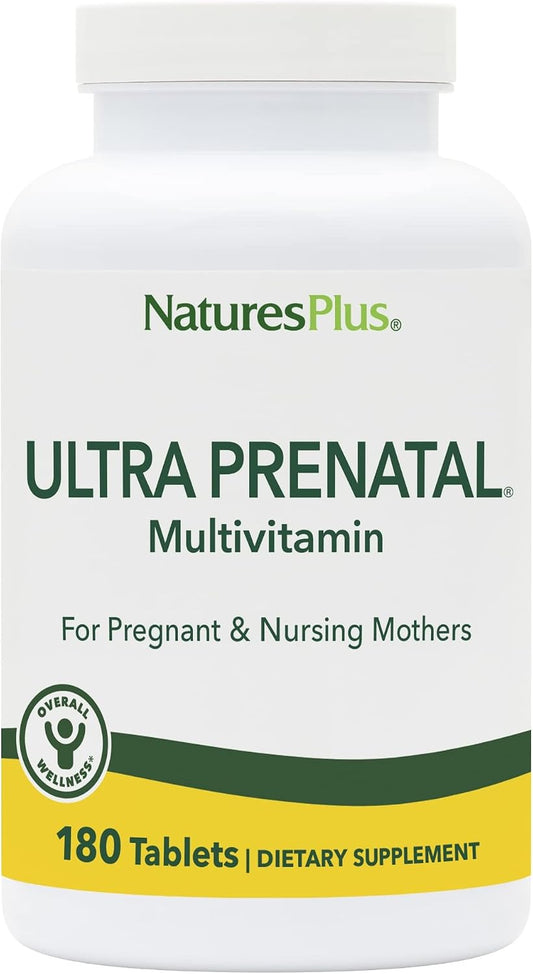 Nature's Plus Ultra Prenatal Multivitamin - – Folate (800 mcg): Helps support the healthy development of your – Image 1