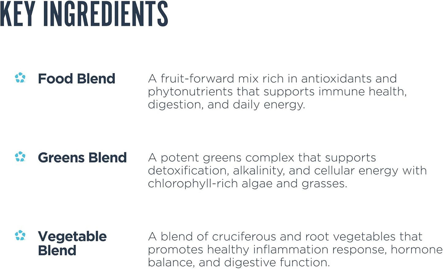 Revive MD Daily Greens - Superfood & Antioxidant Blend with Digestive Enzymes, Prebiotics & Probiotics - 180 Capsules - görsel 4