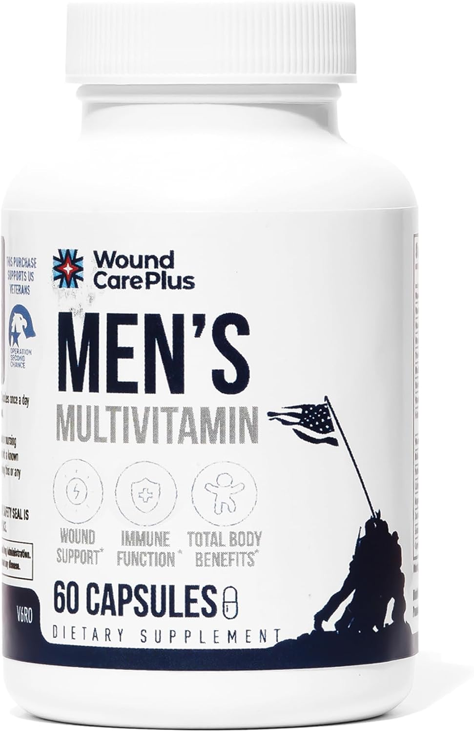 Wound Care Plus Men's Multivitamin – – Immune Support – Vitamins C, D, and zinc are recognised for their roles in – Image 1