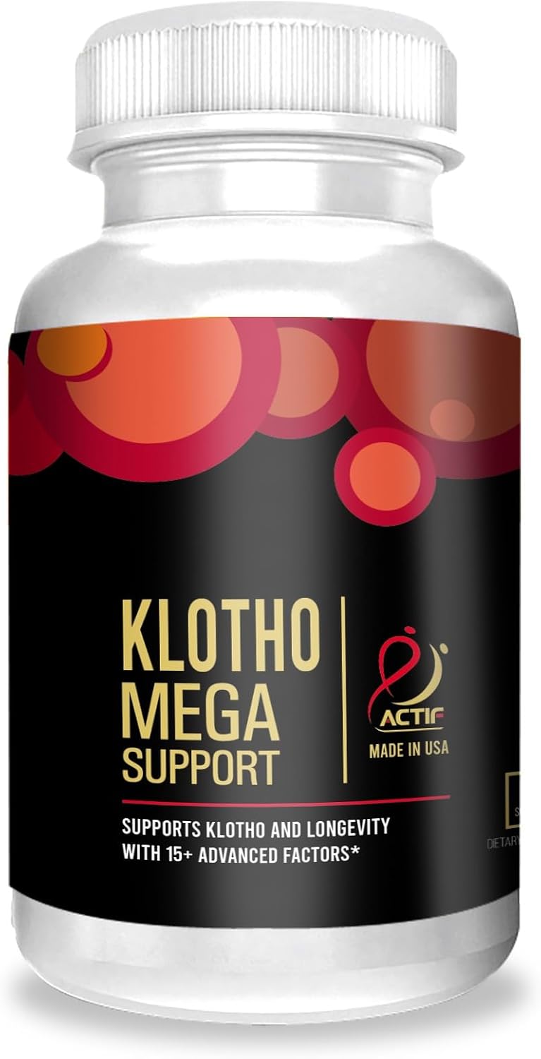 ACTIF Klotho Mega Support with 20+ Advanced – Cognitive Function and Mental Clarity – Klotho is involved in neuron – Image 1