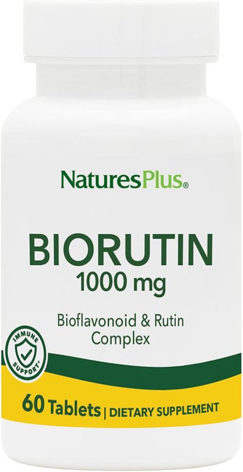 Nature's Plus Biorutin - 1000mg, 90 Tablets - Bioflavonoid & Rutin Complex - görsel 7