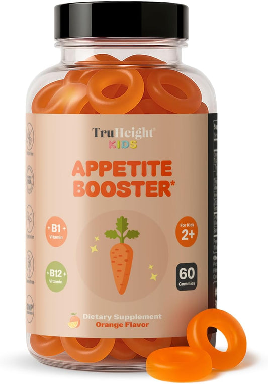 TruHeight Kids Appetite Booster Gummies (Orange, Ages 2+) – Image 1