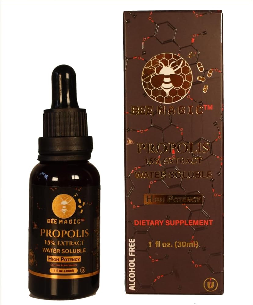 Bee Magic Propolis Extract - 15% Water Soluble, 30 ml - görsel 1