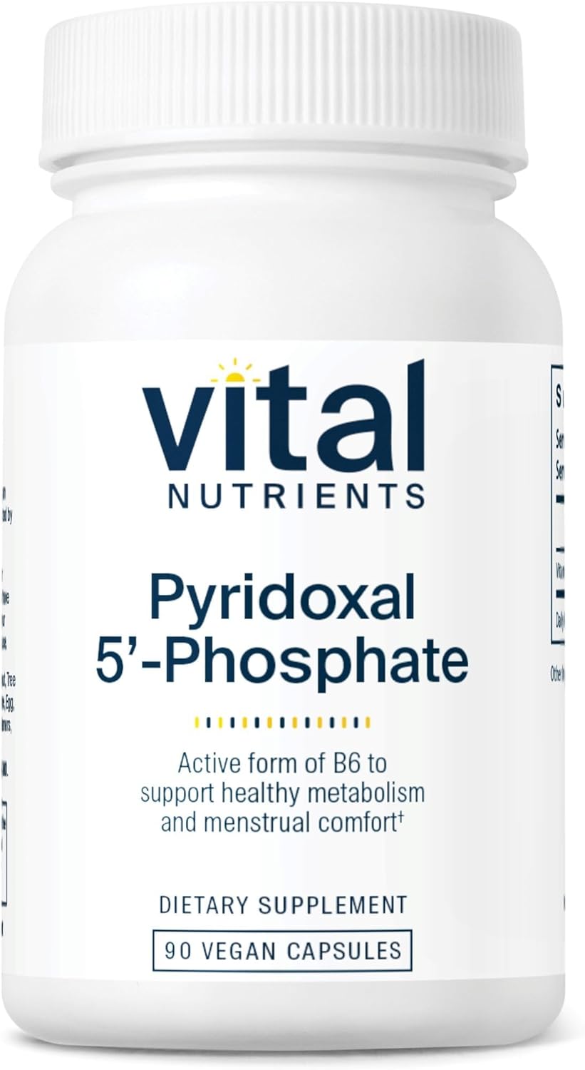Vital Nutrients Pyridoxal-5-Phosphate – Activated Vitamin B6 Supplement - görsel 1
