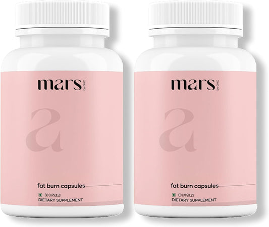 mars by GHC BurnMax Capsules – High Fibre – Psyllium Husk: A soluble fibre that absorbs water to form a gel, which – Image 1