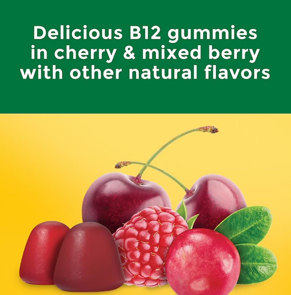 Nature Made B12 Gummies Extra Strength, 3000 – Supports energy metabolism – B12 helps turn food into glucose, – Image 5
