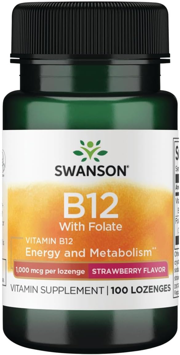 Swanson Vitamin B12 Lozenges 1000 mcg 250 Lozenges - görsel 2