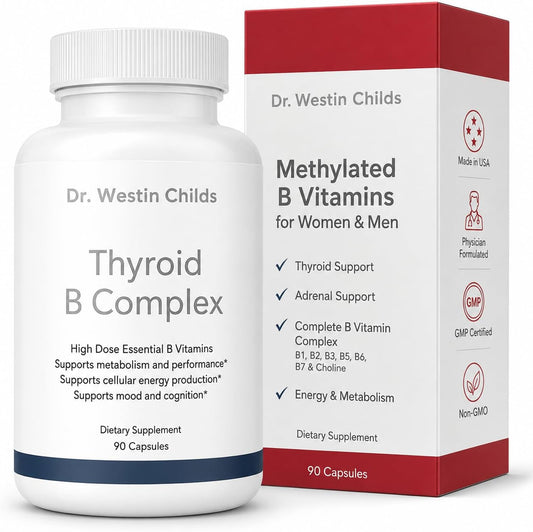 Dr. Westin Childs Thyroid B Complex - – Vitamin B1 as thiamin HCl (standard but well-absorbed) – Image 1
