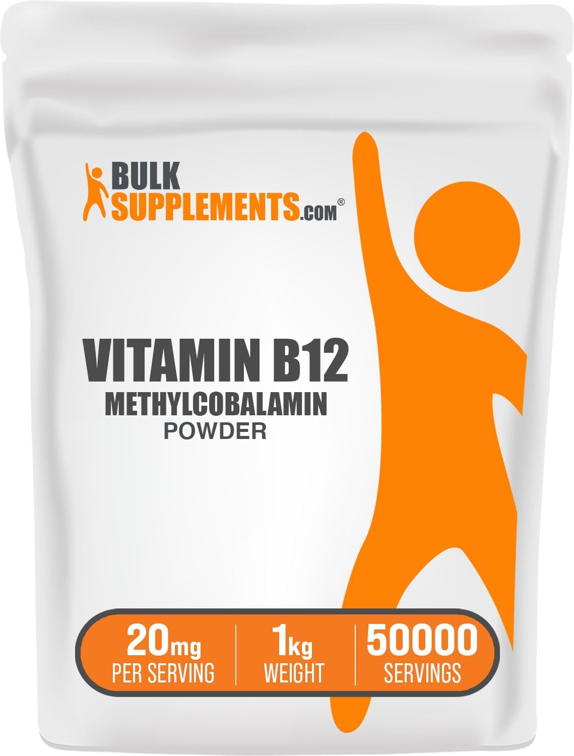 Vitamin B12 Methylcobalamin Powder - 200mcg – Bioactive Methylcobalamin: The preferred form that your body can use – Image 1