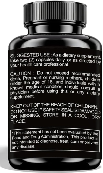 Himiyer Women's's Energy Supplement, 60 Vegetable Capsules, with Ashwagandha, Shilajit, Sea Moss, Collagen and Biotin – Image 5