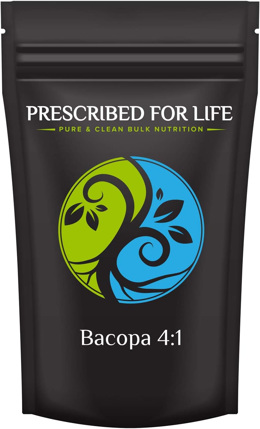 Prescribed For Life Bacopa Powder 4:1, Brahmi Powder, Ayurvedic Herbal Supplements, Bacopa monnieri (25kg) - görsel 1