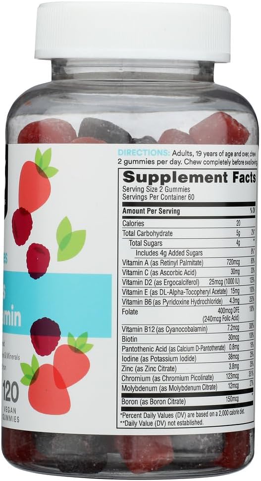365 by Whole Foods Market Men's Multivitamin Gummy, 120 CT - görsel 1
