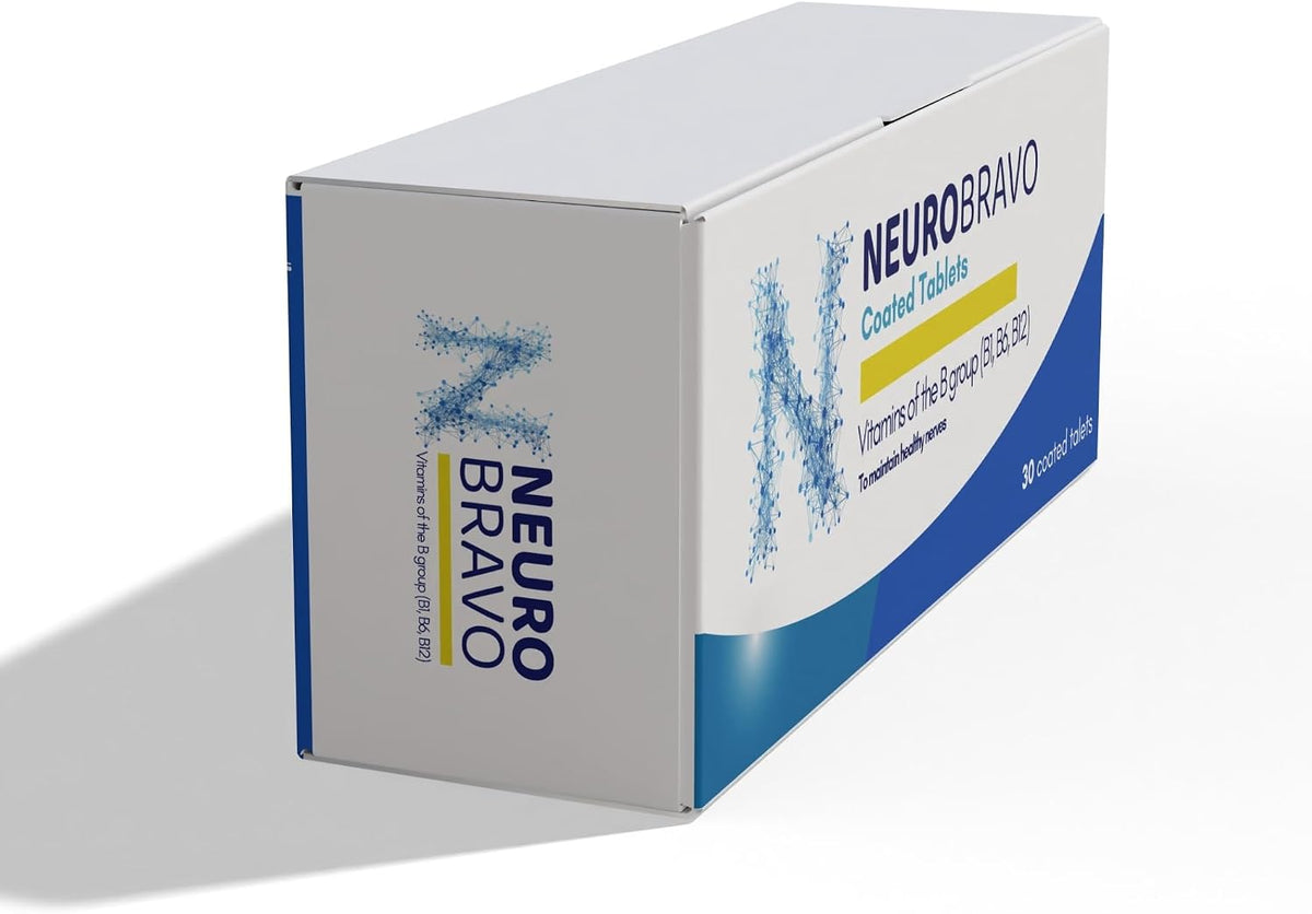 Neurobravo Vitamin B1, B6, B12 Tablets for – Easy to swallow tablets – Image 4