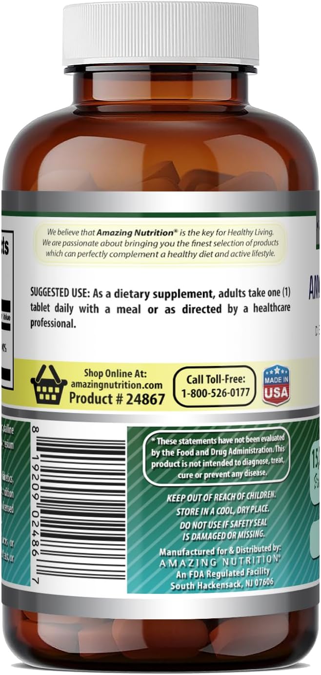 Amazing Formulas Biotin 15000 mcg - 120 – Made in the USA: Often linked to high manufacturing standards and – Image 4