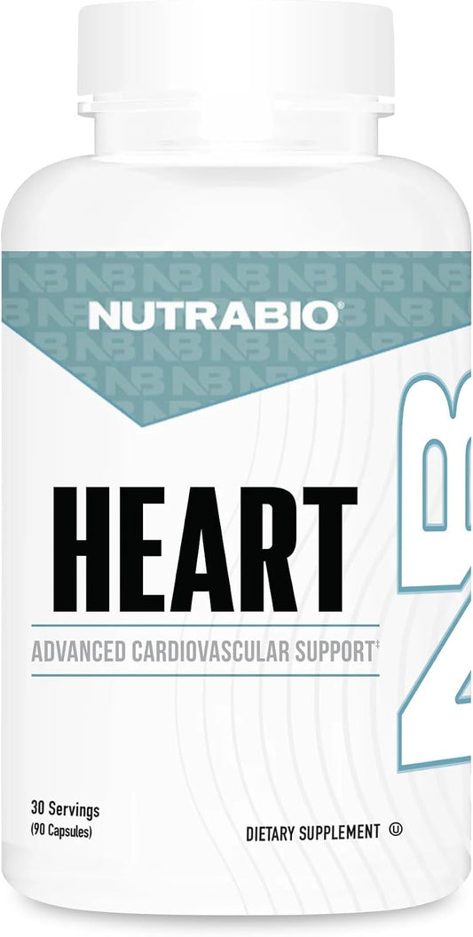 NutraBio Heart - Cardiovascular Supplement – Bergamonte (Citrus Bergamot): A natural citrus extract studied for – Image 1