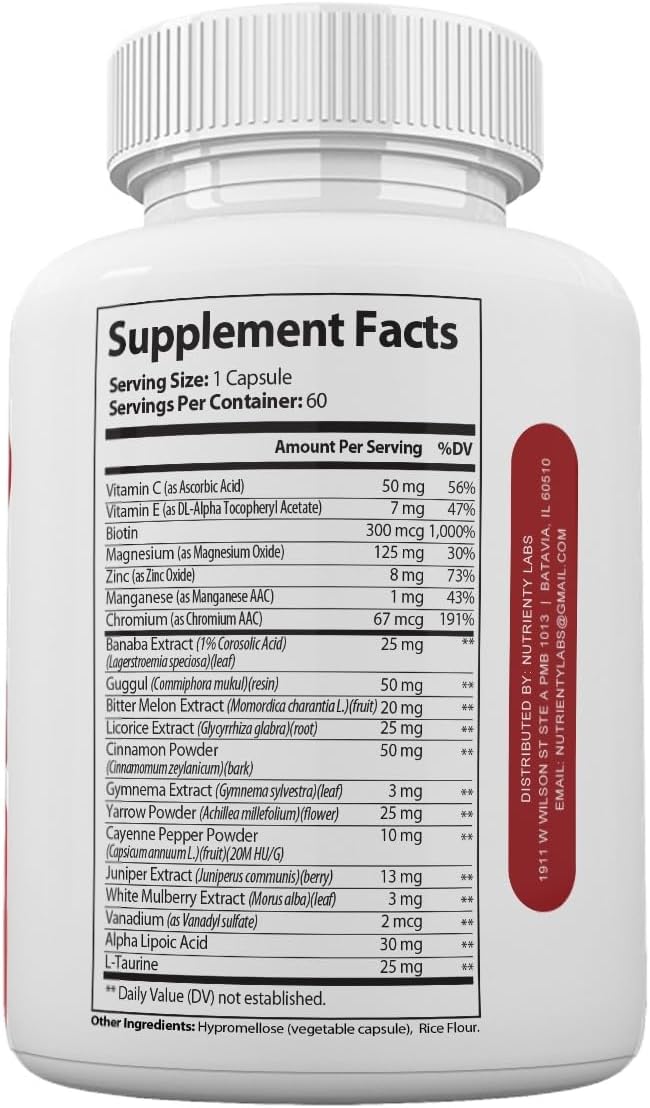 Zonata (3 Pack) Blood Stabiliser Capsules, – Promotes glycogen storage: Glycogen is your body's stored fuel in the – Image 2