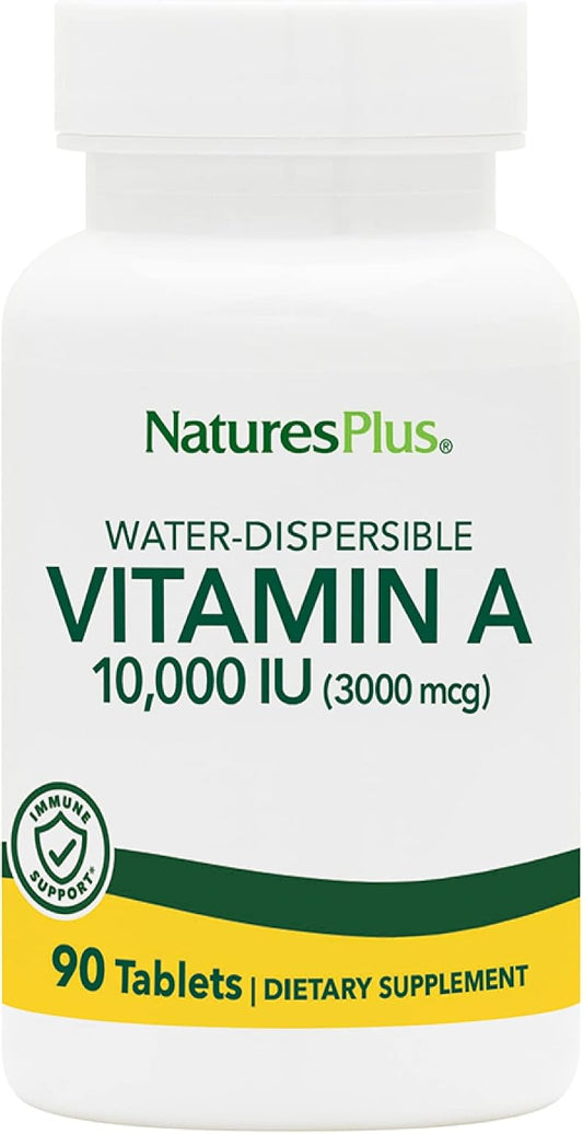 NaturesPlus Vitamin A 10,000 IU – – Eye Health: Vitamin A is a critical component of rhodopsin, a protein in the – Image 1