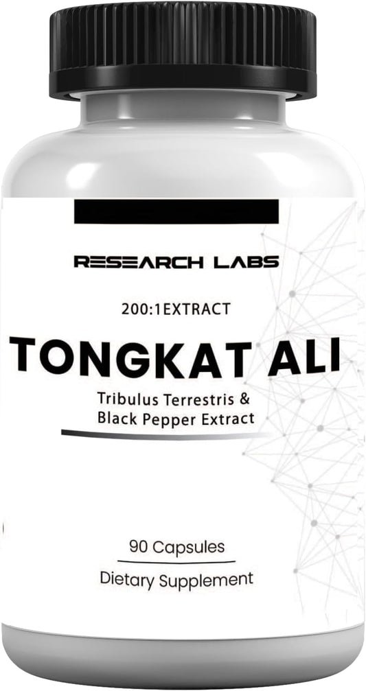Research Labs Longjack Tongkat Ali Extract – Standardised to 10% Eurycomanone – Delivers a consistent, potent dose – Image 1