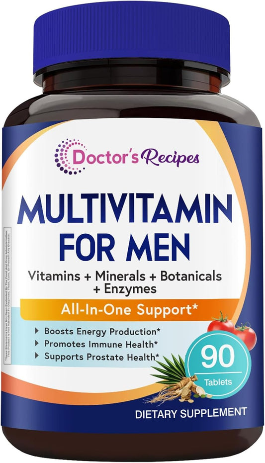 Doctor's Recipes Multivitamin for Men, – Vitamin A – Supports vision and immune function.* – Image 1