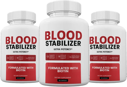Zonata (3 Pack) Blood Stabiliser Capsules, – Supports healthy glucose metabolism: Nutrients like chromium, – Image 1