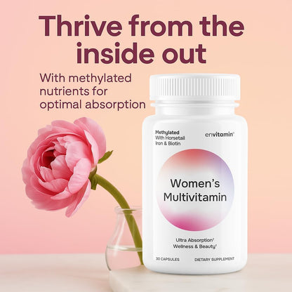 envitamin Women's's Methylated Multivitamin – Value bone and immune health from D3 and K2 – Image 4