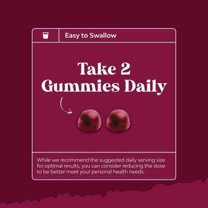 Flow Boosting Beetroot Gummies - Nitric Oxide Support with Pomegranate & Vitamin B12 - 60 Count – Image 7