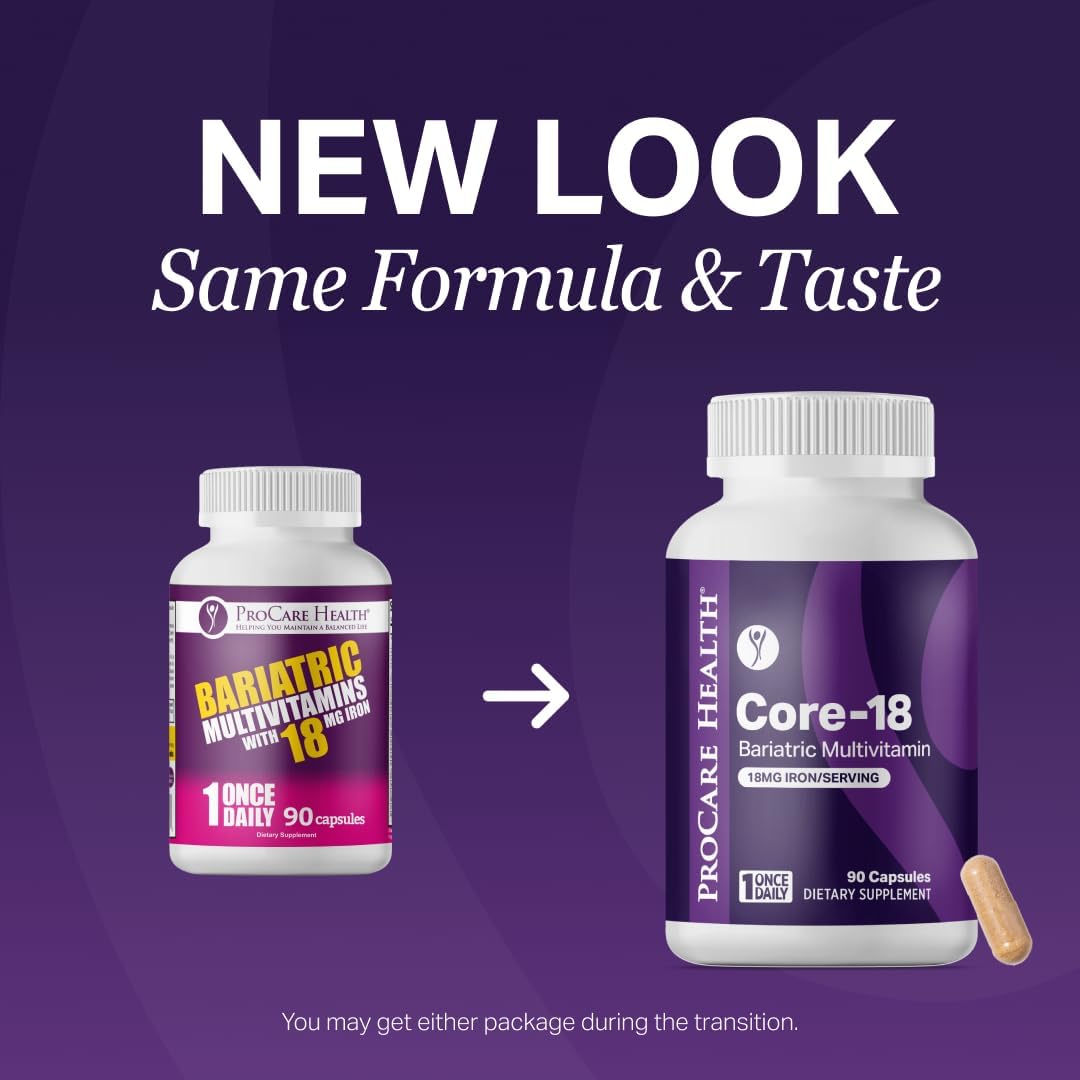 ProCare Health Bariatric Multivitamin with Iron – Post-Op Support, 90 Capsules (3 Month Supply) - görsel 2