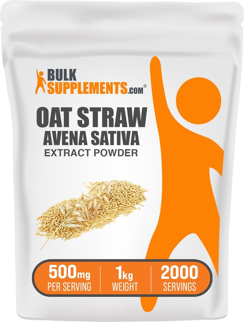Oat Straw Extract Powder - Avena Sativa Supplement, 500mg per Serve, 250g - görsel 7