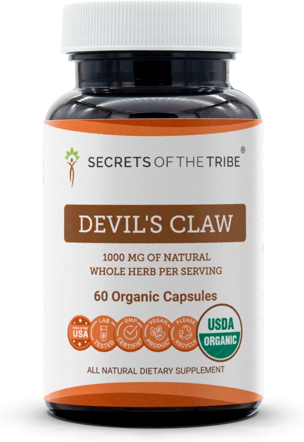 Secrets of the Tribe Devil's Claw USDA Organic Capsules - görsel 1