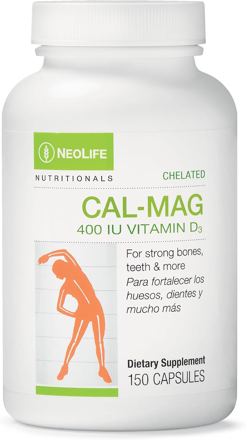 NeoLife Chelated Cal-Mag with Vitamin D 400 IU – 150 Soft-gels - görsel 1