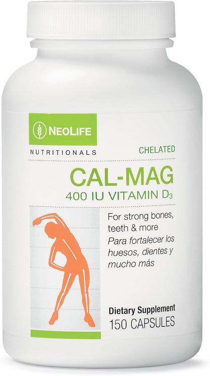 NeoLife Chelated Cal-Mag with Vitamin D 400 IU – 150 Soft-gels
