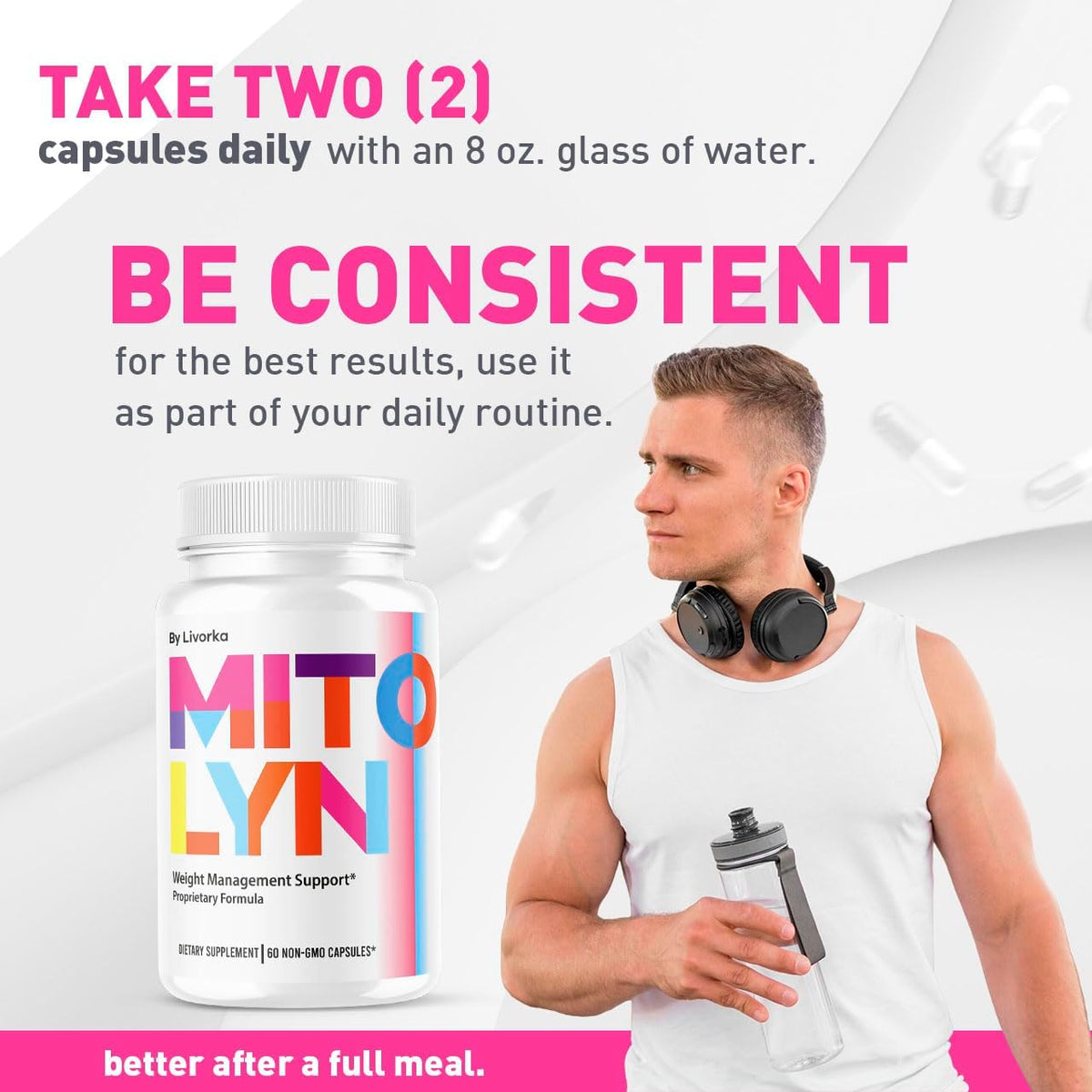 (5 Pack) Mitolyn Pills - Official Mitolyn – Convenient supply – A 5-month supply reduces the need for frequent – Image 4