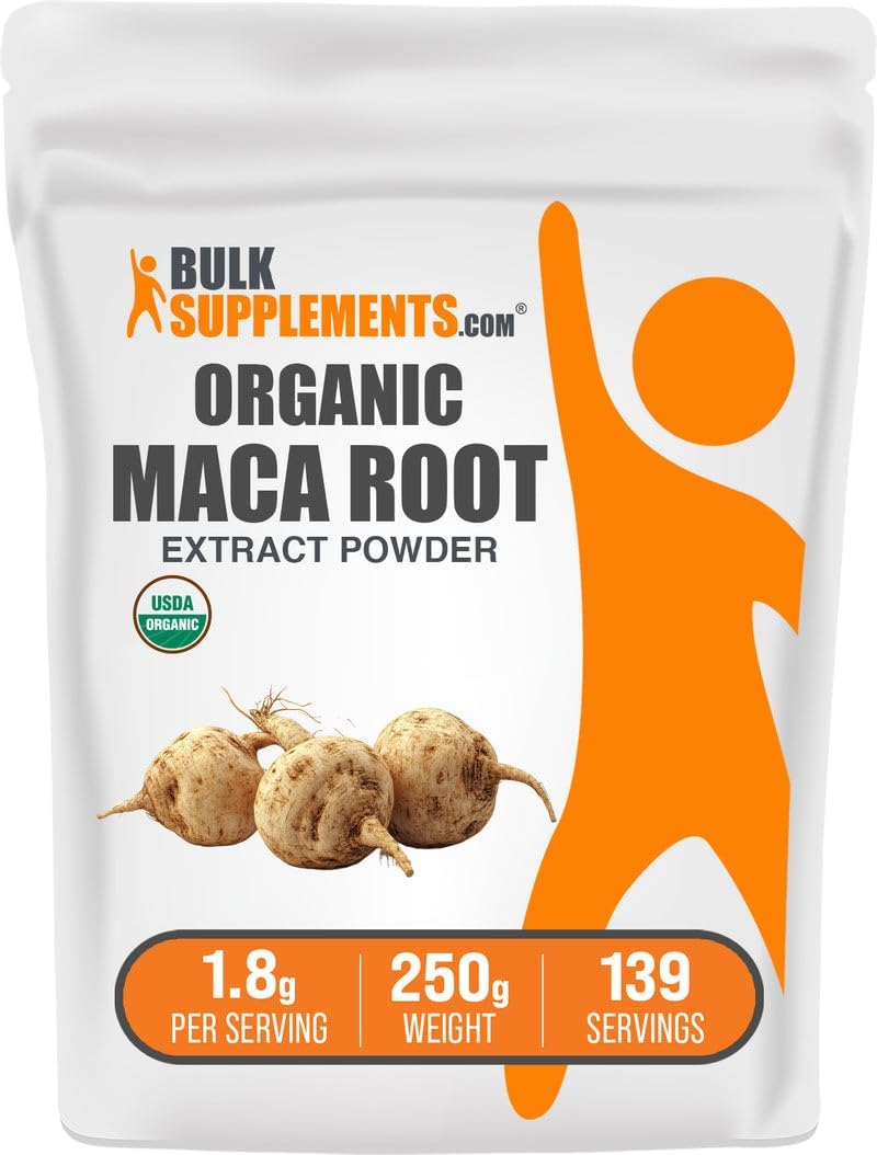 BulkSupplements.com Organic Maca Root Extract Powder (1 kg) - görsel 6