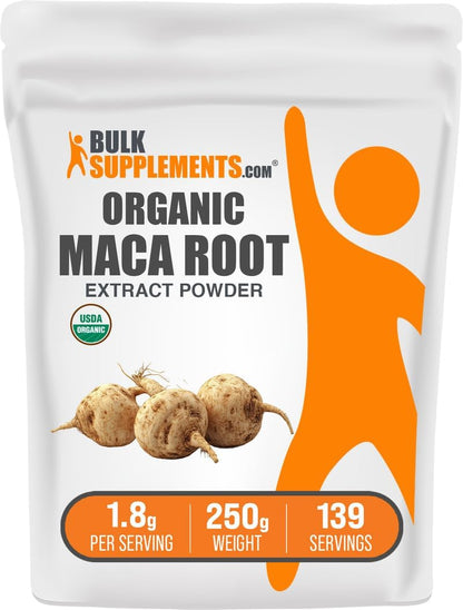 BulkSupplements.com Organic Maca Root Extract Powder (1 kg)