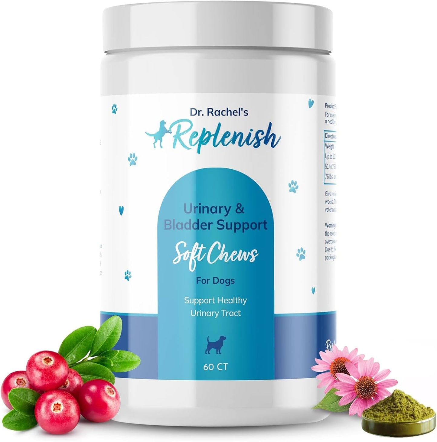 Replenish Urinary Tract Chews for Dogs - Cranberry Extract - 60 Chews - görsel 1