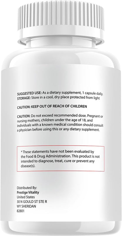 Glucocyn Capsules – All Natural Supplement, 180 Count (3-Pack)