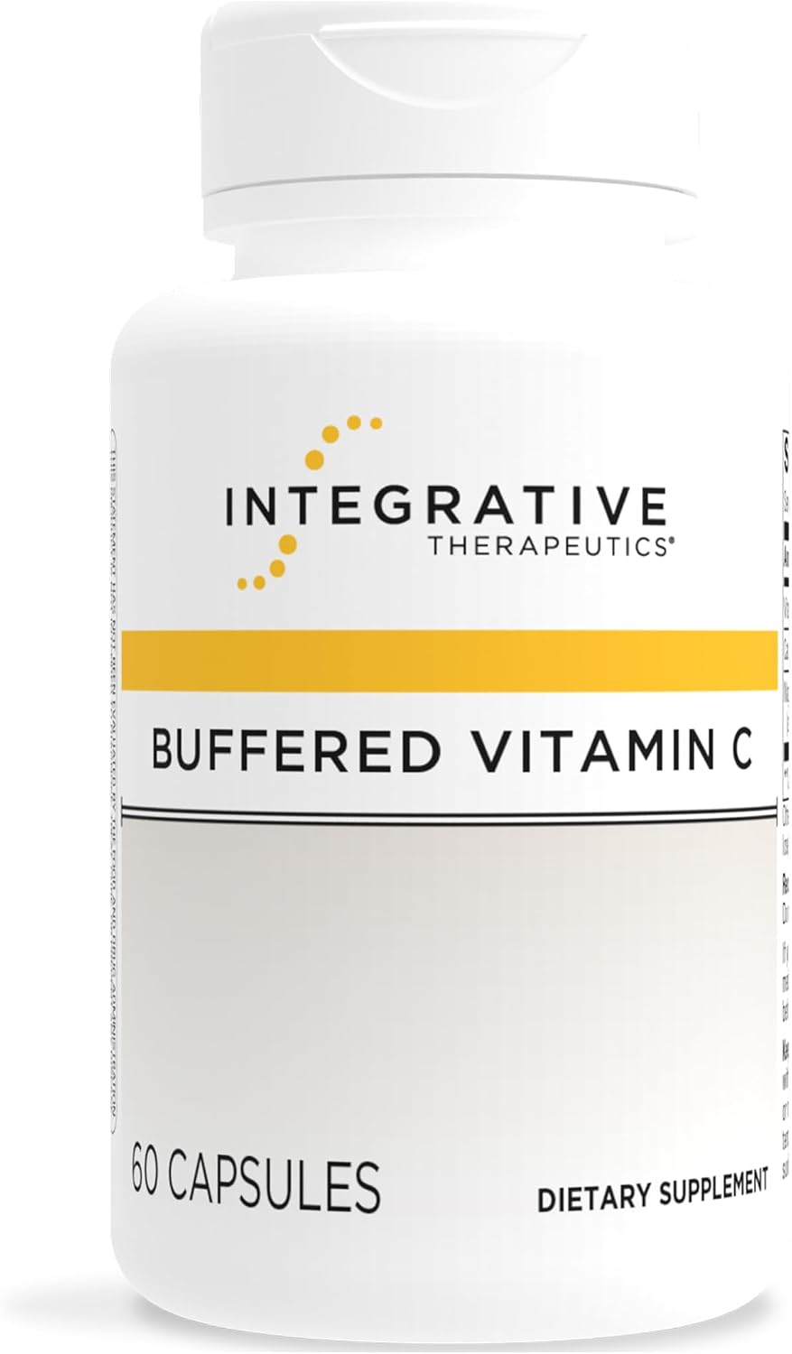 Integrative Therapeutics Buffered Vitamin C 1,000 mg with Magnesium & Calcium – 60 Vegan Capsules - görsel 1