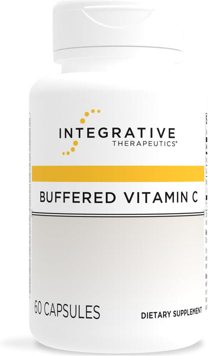 Integrative Therapeutics Buffered Vitamin C 1,000 mg with Magnesium & Calcium – 60 Vegan Capsules