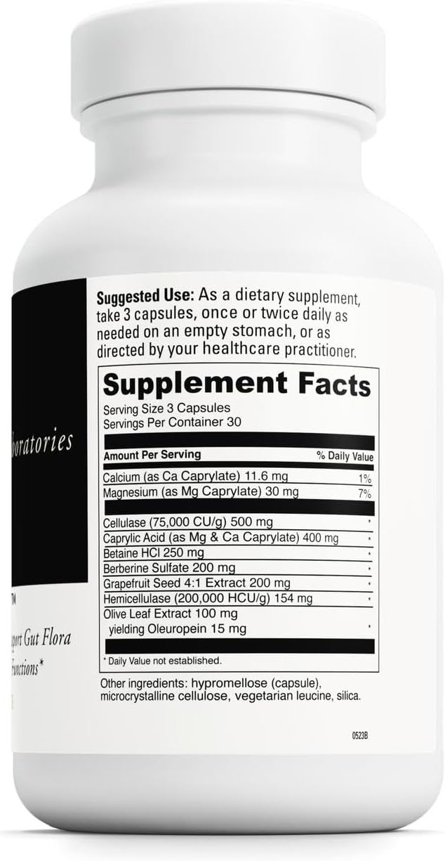 DAVINCI Labs Candid-Away - Digestive Gut Health Support with Digestive Enzymes, Calcium, Magnesium & More - 90 Vegetarian Capsules (30 Serves) - görsel 2