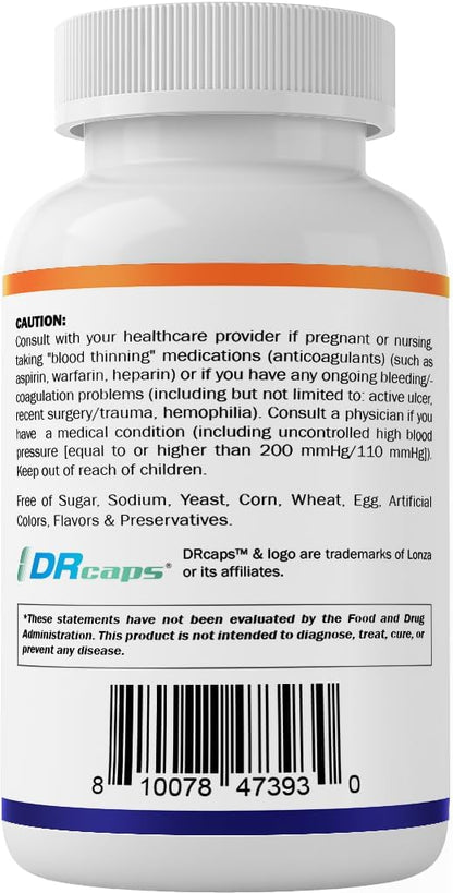 Vitamatic Nattokinase Supplement 4,000 FU Servings, 120 Delayed Release Capsules - Survives Stomach Acids - Non-GM & Gluten free - Made in the USA (2 Packs)