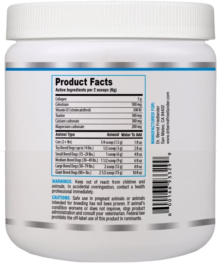 Dr. Bernd Friedlander Collagen Pet Formula for Dogs and Cats - görsel 4