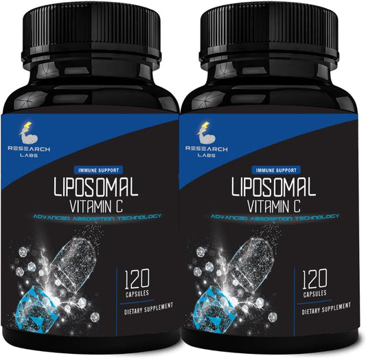 Research Labs LipoQuil-C Liposomal Vitamin C – 240 Capsules (1000mg per Capsule) – Image 1