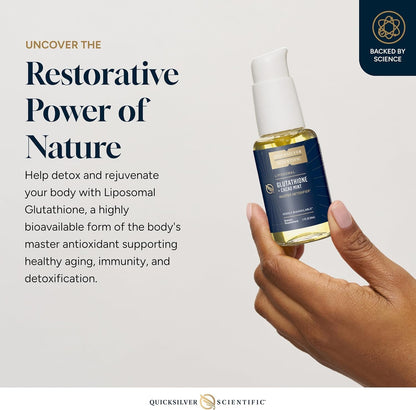 Quicksilver Scientific Liposomal Glutathione – Healthy Ageing: By combating oxidative stress, glutathione may help – Image 3