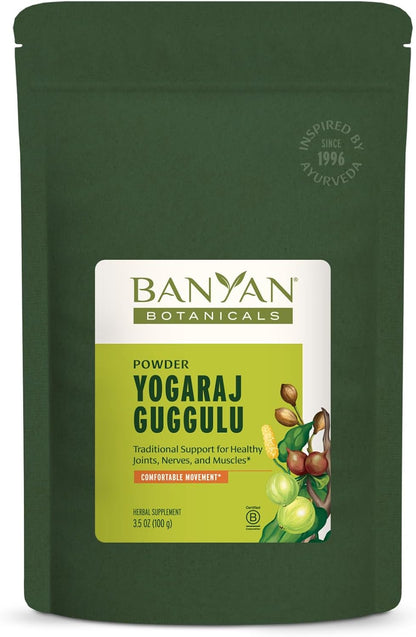Banyan Botanicals Yogaraj Guggulu Powder – Organic Joint Support – Ayurvedic Blend – 100 g