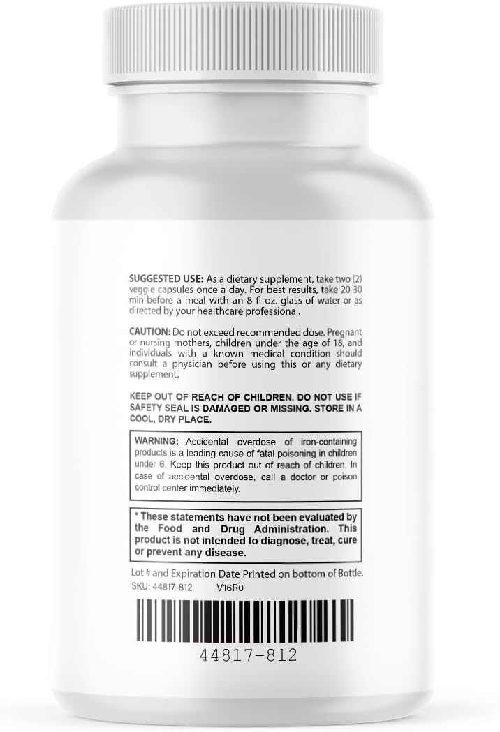 Brain Productivity for Focus, Memory & – Convenient daily use: Easy to swallow vegetable capsules that slip into – Image 3